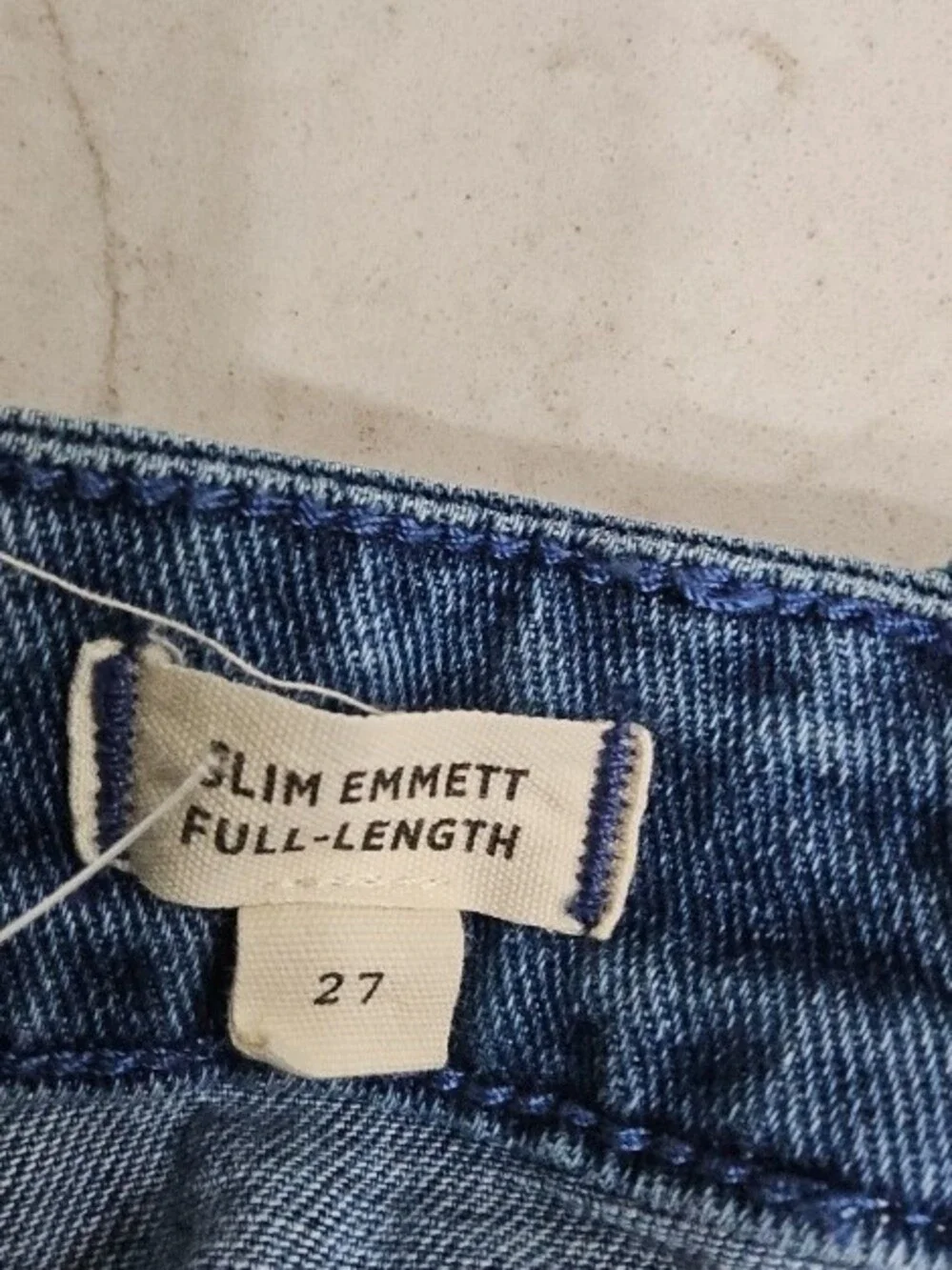 Madewell Wide Leg High-Rise Blue Jeans